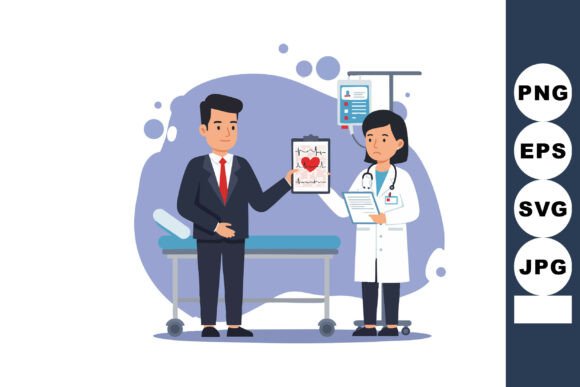 Doctor and Patient Discussing Heart Heal