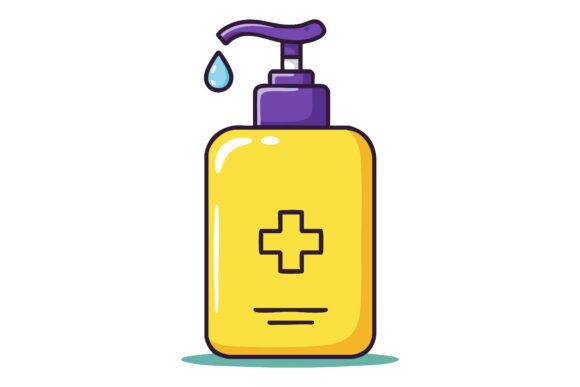 Hand Sanitizer Bottle with Purple Pump Review