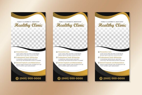 Healthy Clinic Vertical Banner