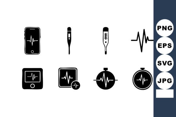 Heartbeat Monitor and Thermometer Health