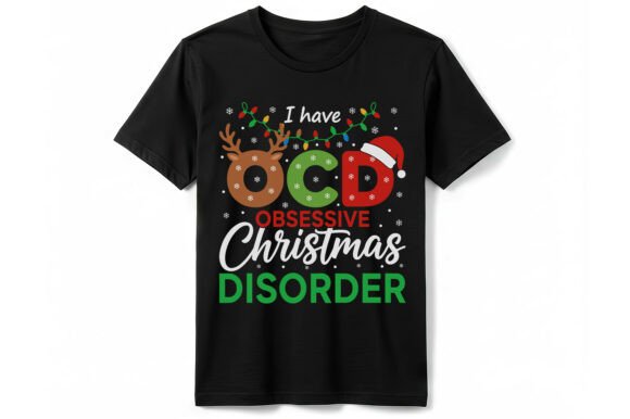 I Have OCD Obsessive Christmas T-Shirt: Embroidery Design Review