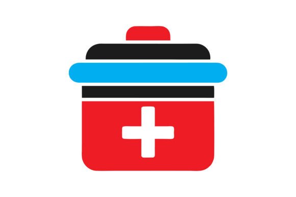 Medicine Pot Silhouette Vector Icon
