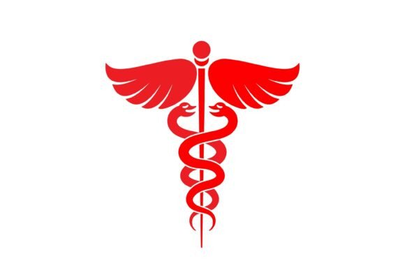 Red Caduceus Symbol Embroidery Design Review
